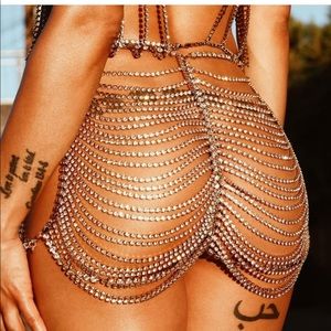 Swarvorski crystal shorts